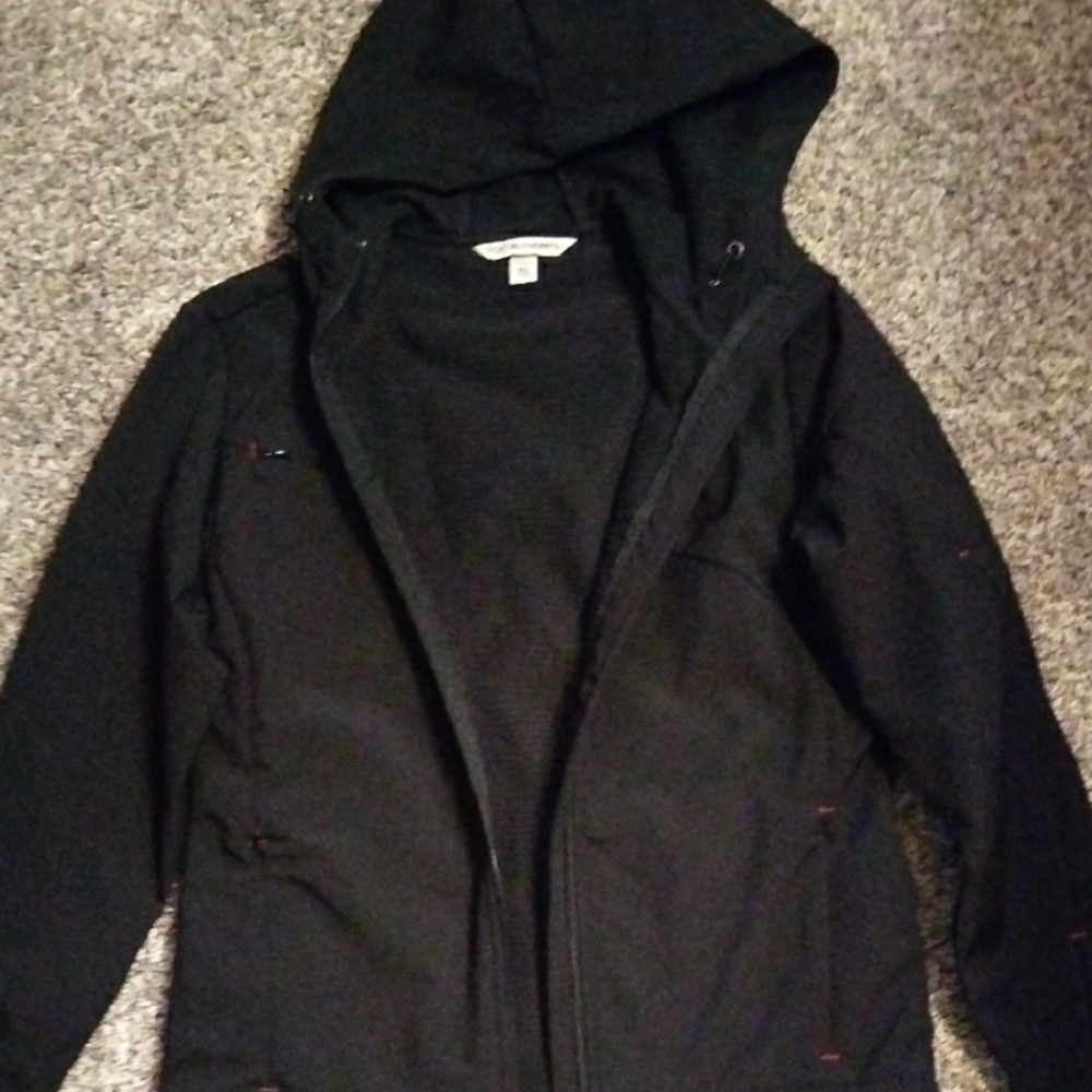 Port Authority women's hooded softshell jacket